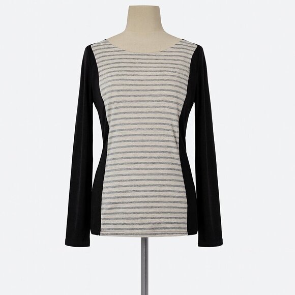 Ralph Lauren Tops - Lauren Ralph Lauren Striped Colorblock Long Sleeve Top XL